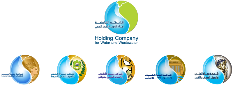 Some Egyptian Water Companies & HCWW Logos