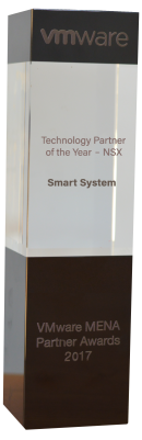 VMware NSX Partner of the Year 2017 Glass Award
